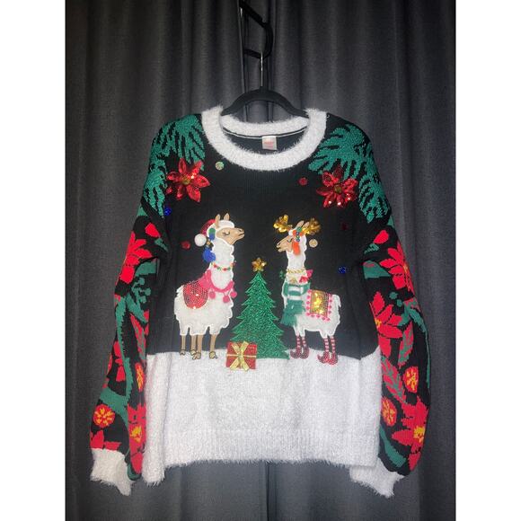 Ugly Christmas Sweater Xmas Size Large - Picture 1 of 3